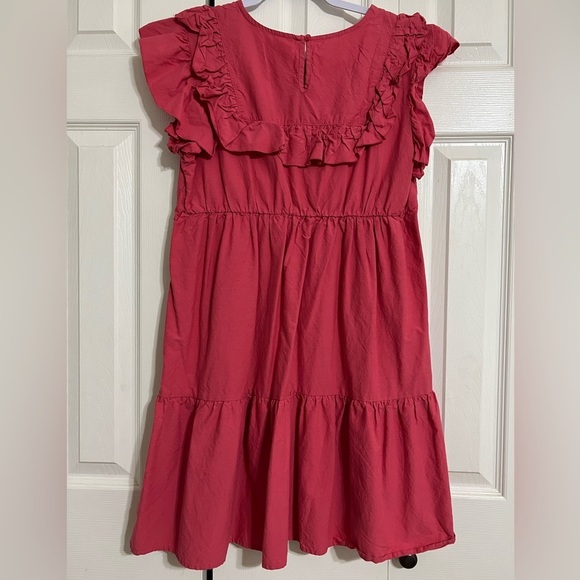 Wonder Nation Girls Ruffle Yoke Dress, Size XL 14/16 Plus - Picture 5 of 7